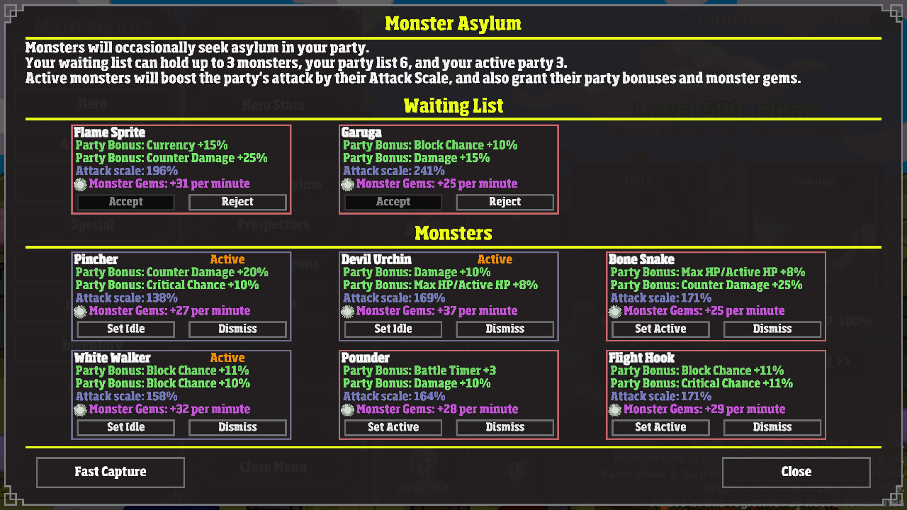 Monster Hunting: Incremental Grind Forever - Screenshot 8