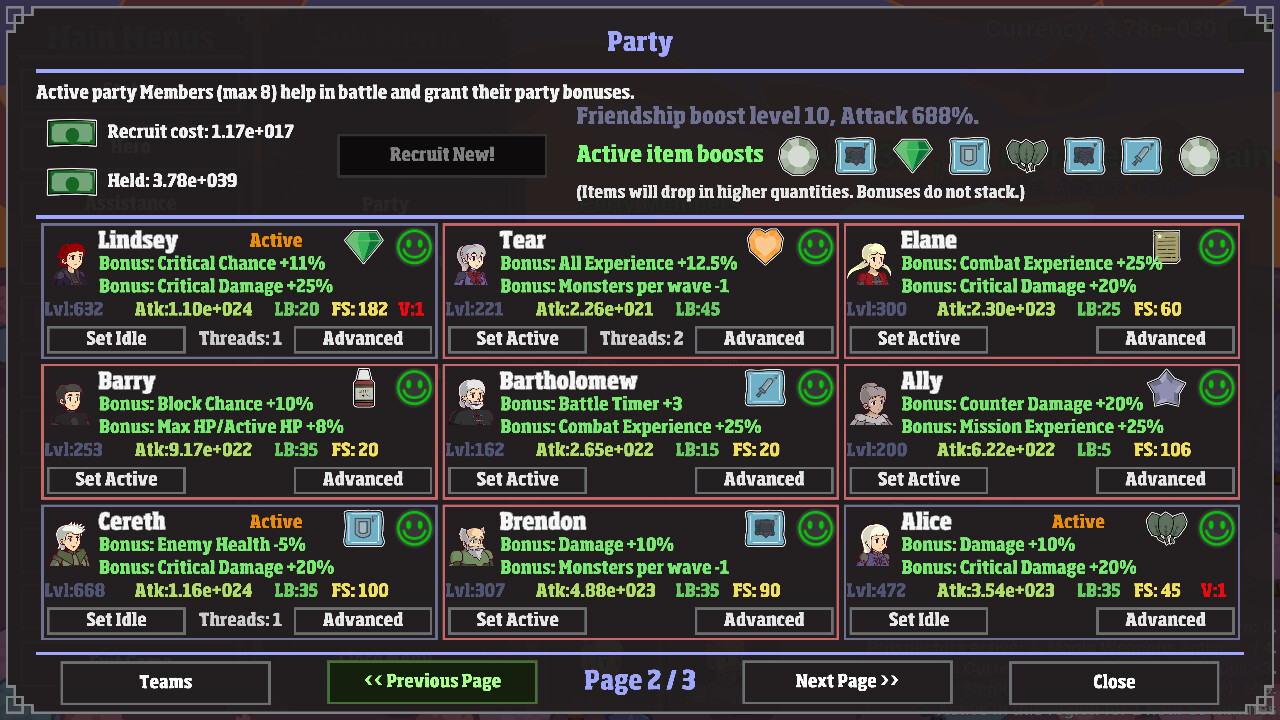 Monster Hunting: Incremental Grind Forever - Screenshot 3