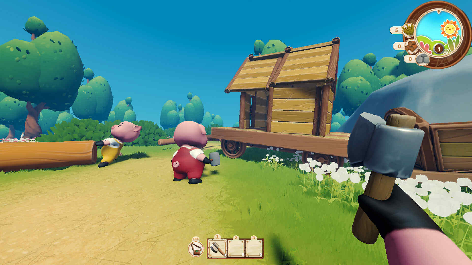 Pigs and Wolf - Screenshot 2