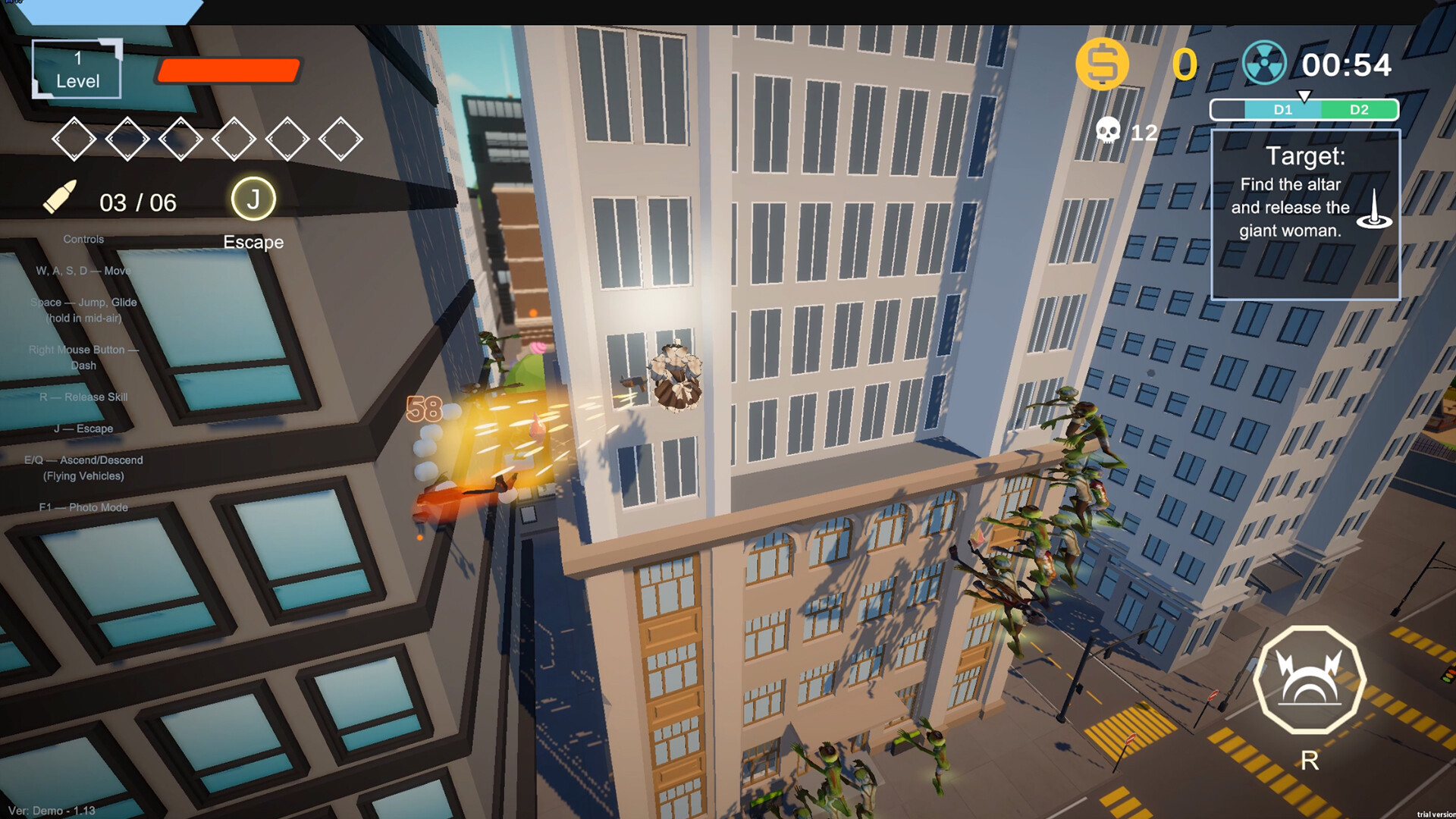 DopePie Survivors 3D - Screenshot 1