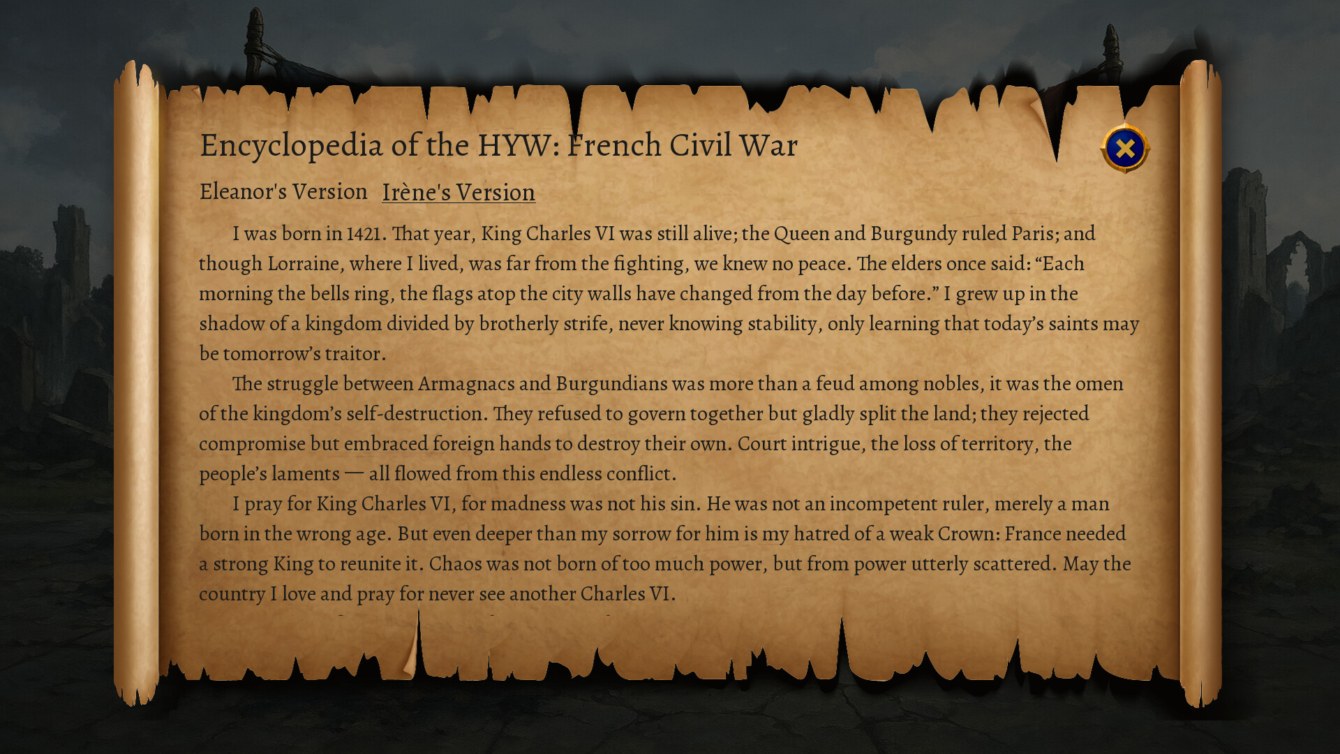 Fire & Crown: A Romantic Tale of the Hundred Years' War - Screenshot 10