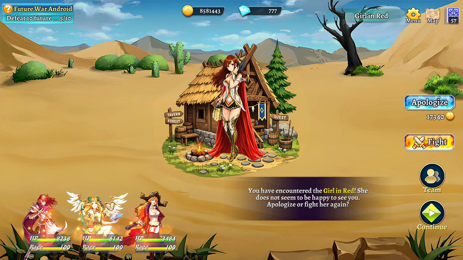 Eternal Dreams: Poker RPG - Screenshot 6