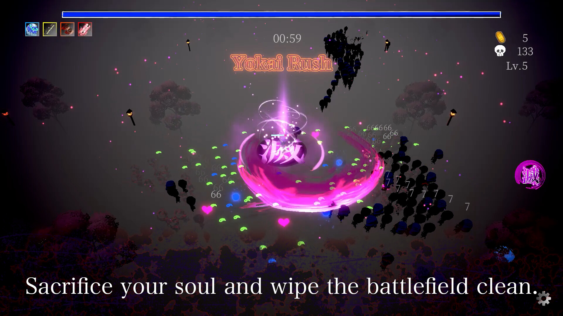 Oiran Survival: Edo Yokai Rush - Screenshot 3