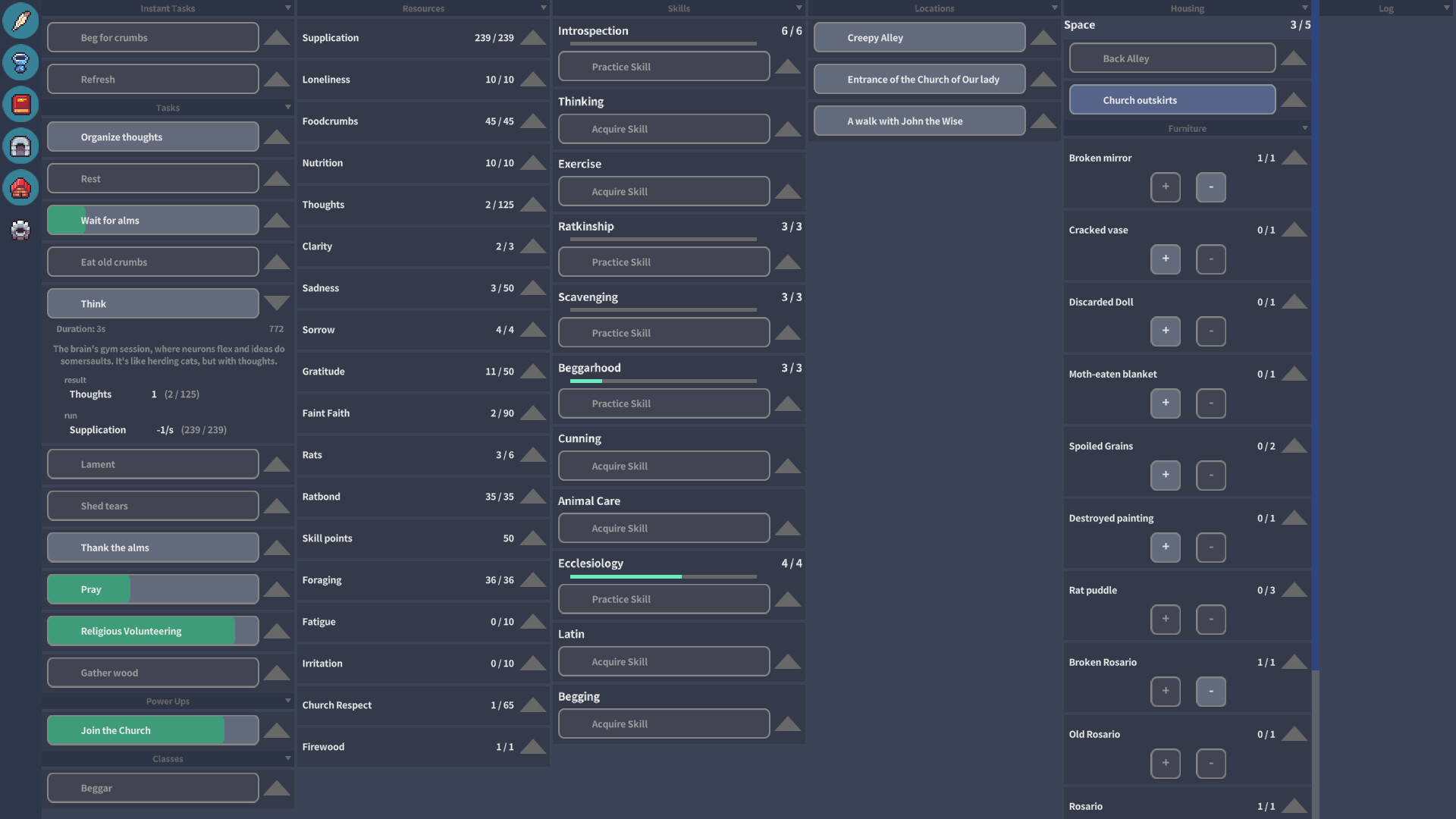 Beggar's Life - Screenshot 1