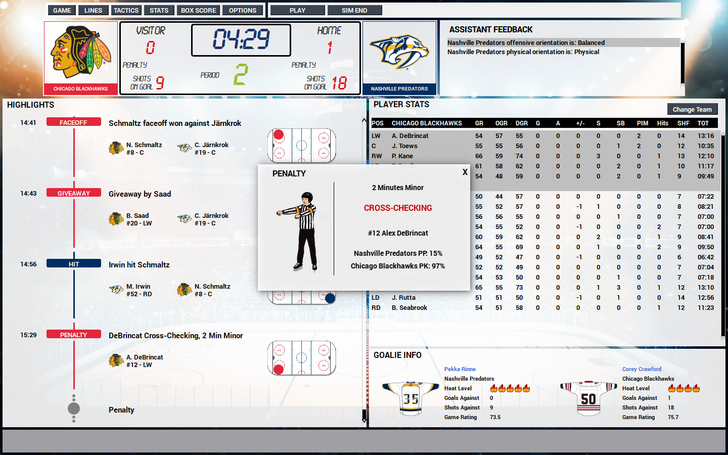 Franchise Hockey Manager 5 - Screenshot 1
