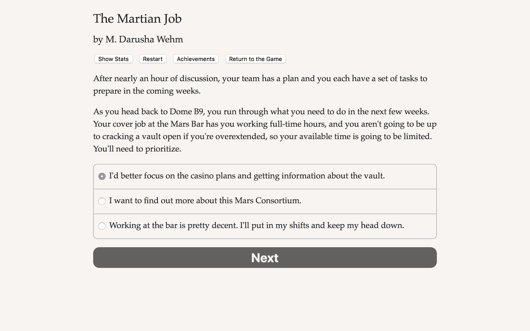 The Martian Job - Screenshot 3