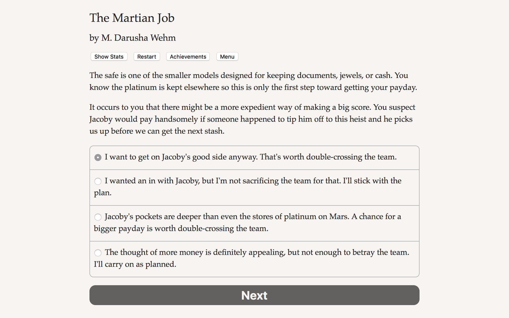 The Martian Job - Screenshot 4