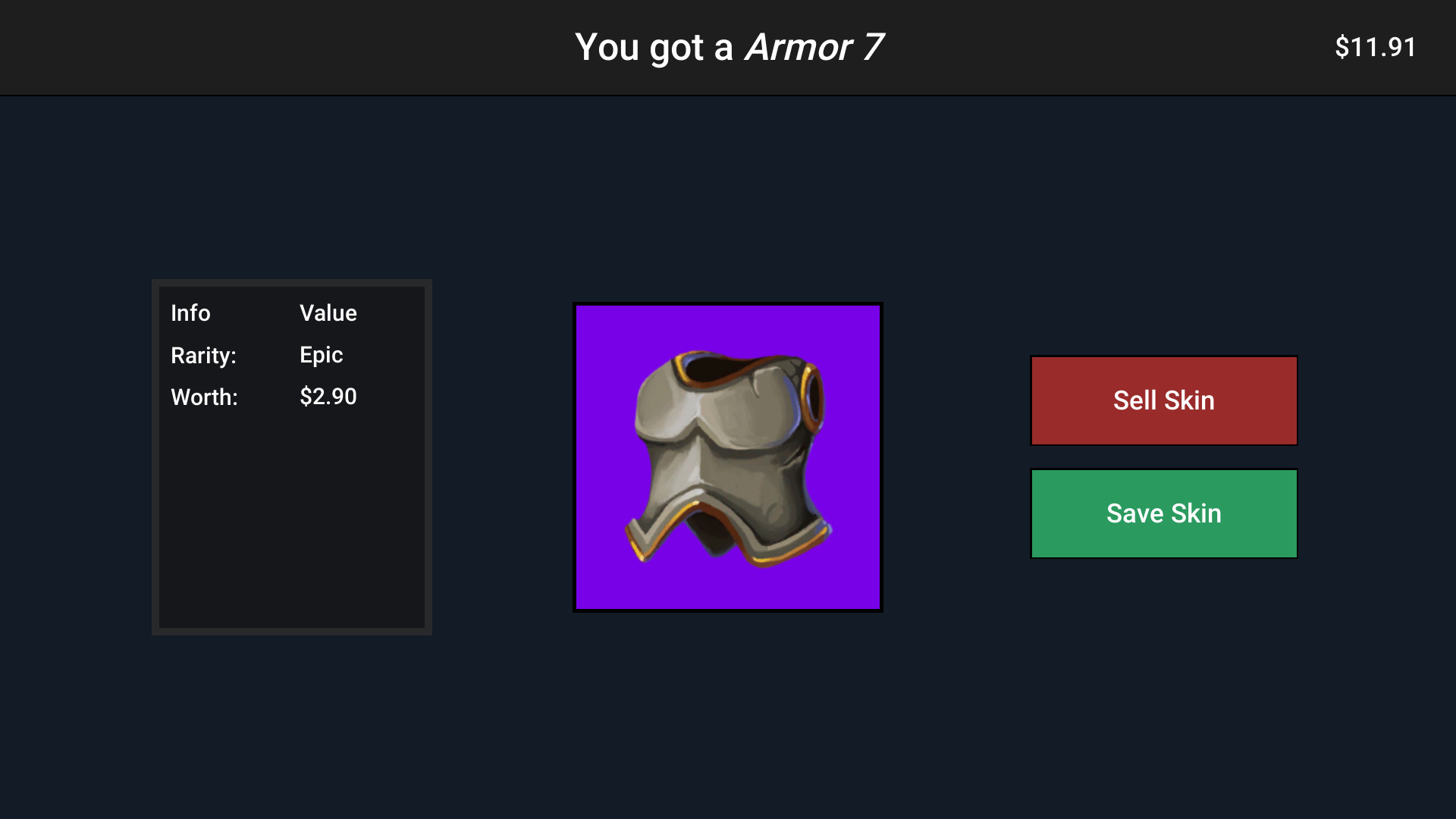 Case Simulator Weapons and Armors - Screenshot 3