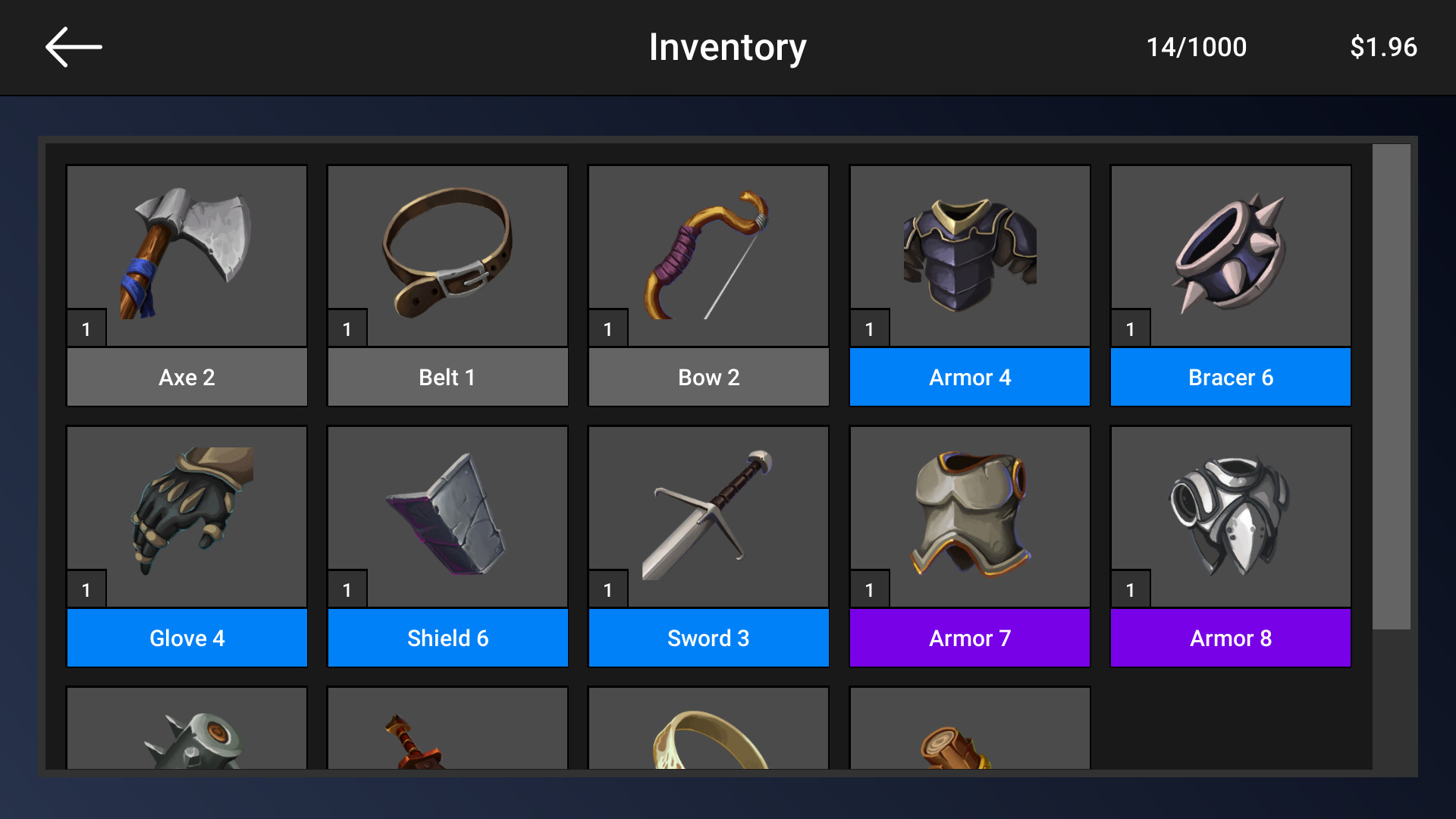 Case Simulator Weapons and Armors - Screenshot 4