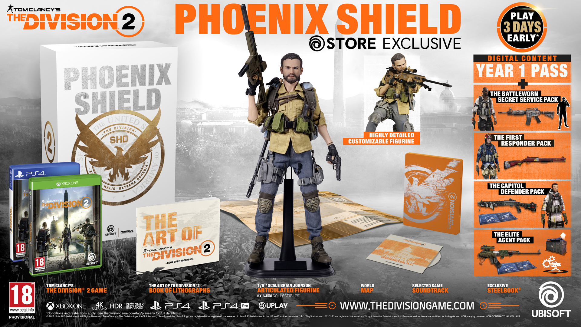 Tom Clancys The Division 2 The Phoenix Shield Edition Press Kit
