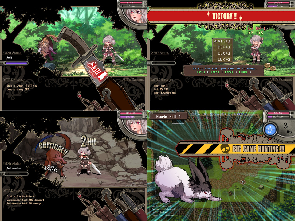 Niplheim's Hunter - Branded Azel - Screenshot 1