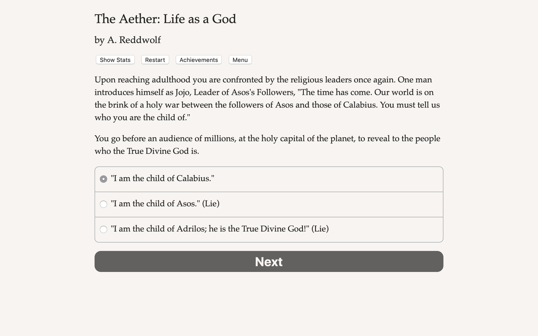The Aether: Life as a God - Screenshot 3