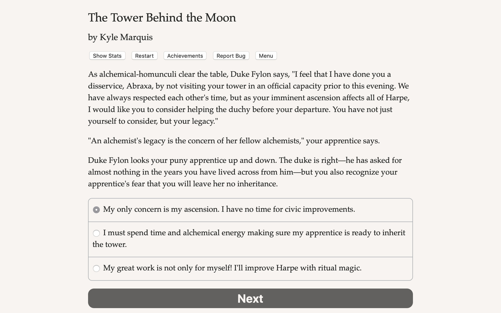 Tower Behind the Moon - Screenshot 2
