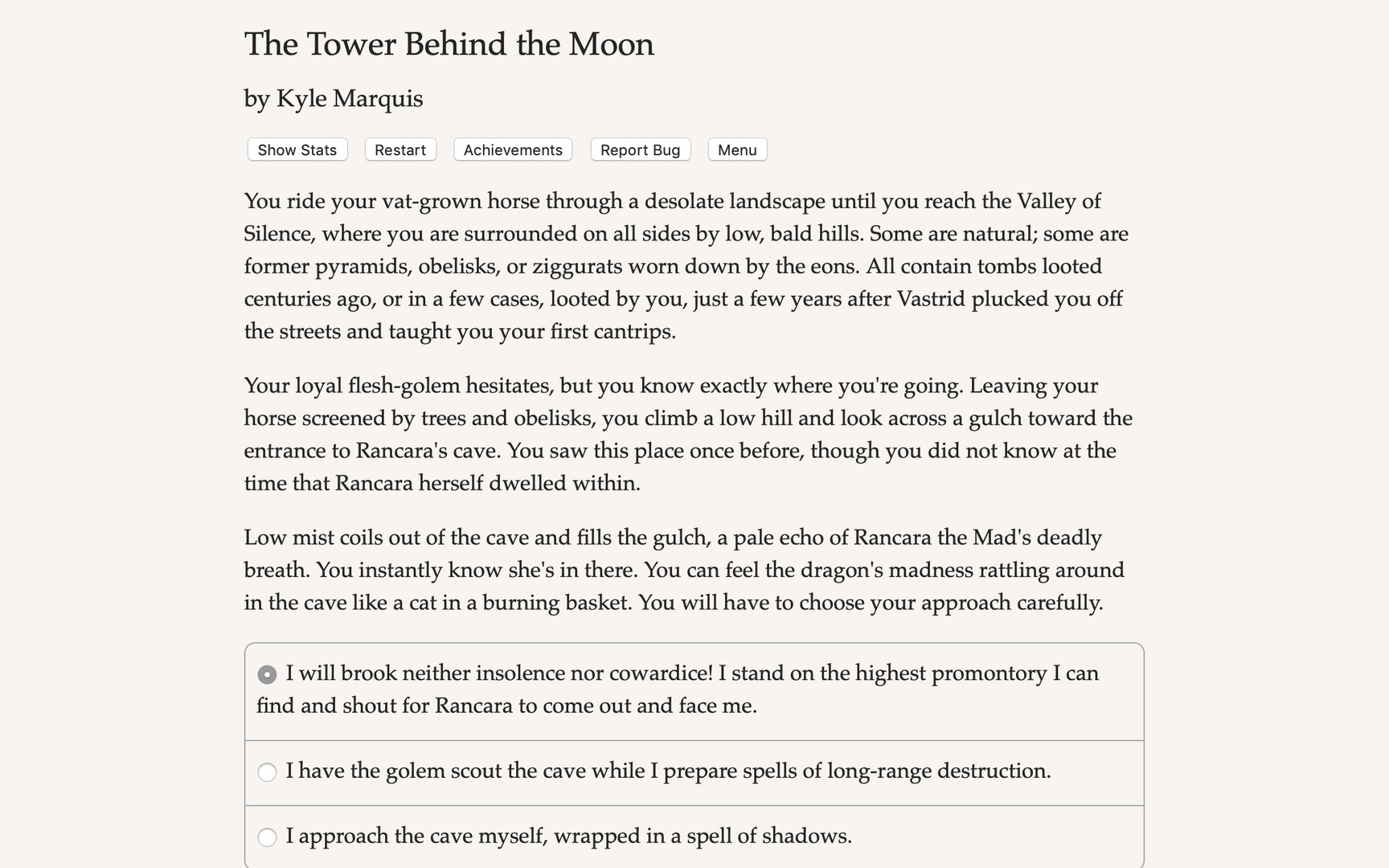 Tower Behind the Moon - Screenshot 1
