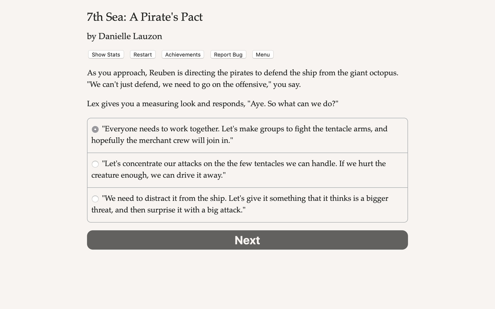 7th Sea: A Pirate's Pact - Screenshot 1