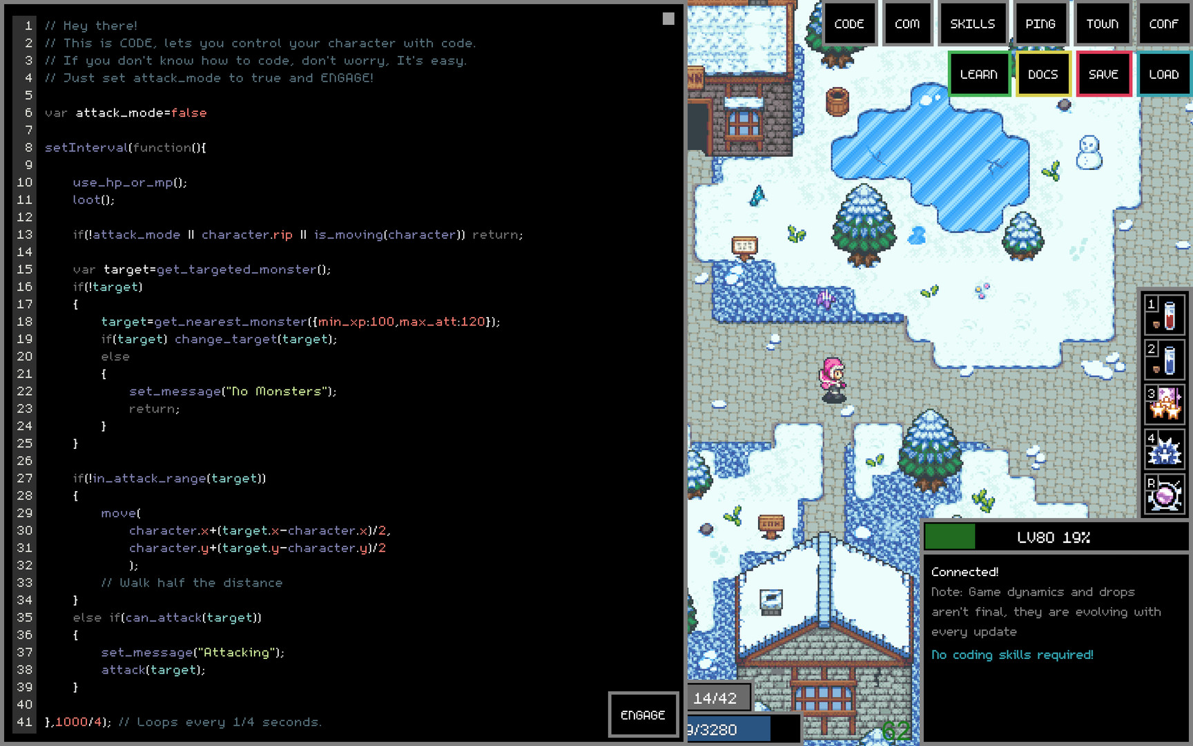 Adventure Land: The Code MMORPG - Screenshot 4