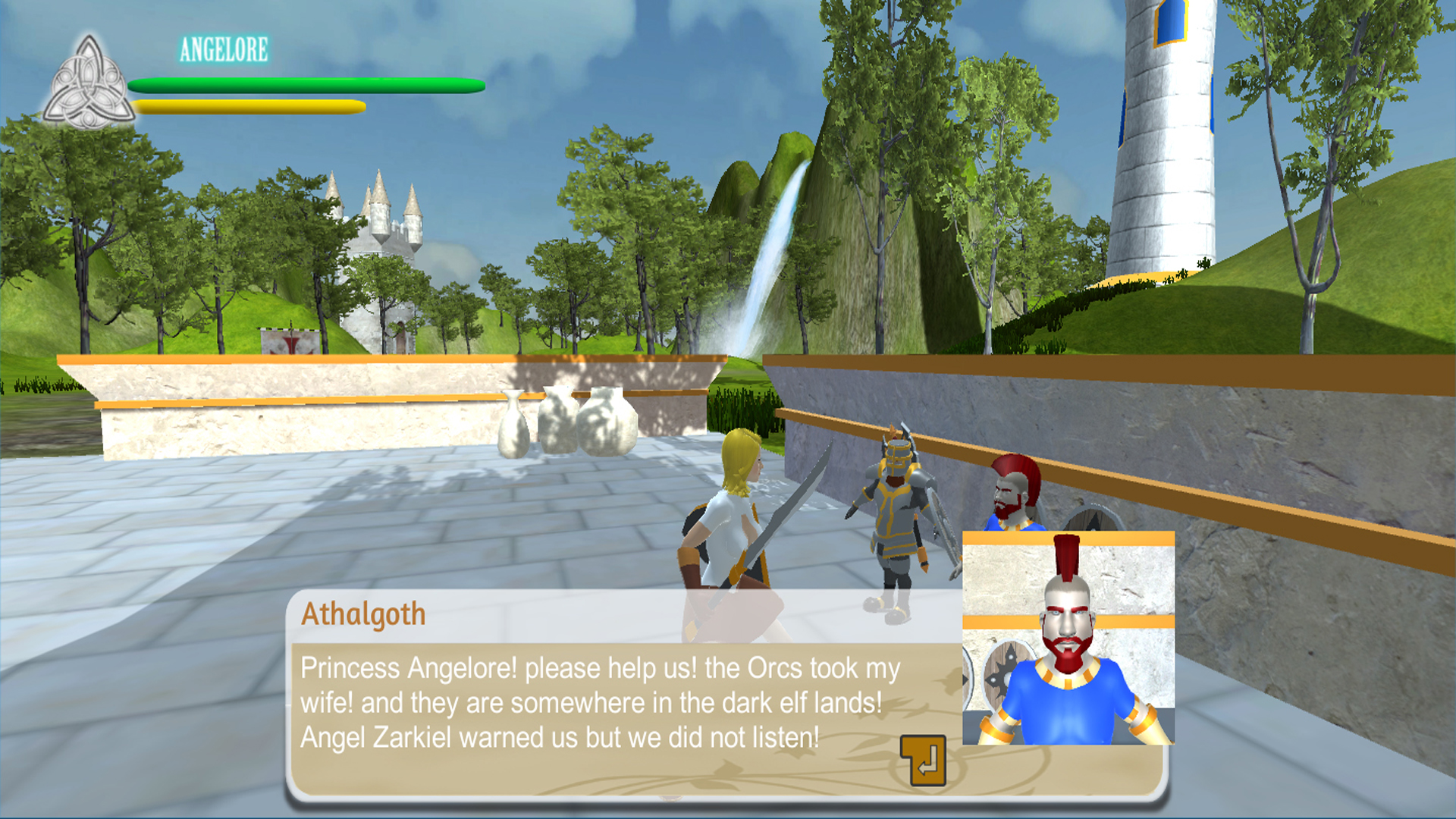 Angel Light the Elven Truce - Screenshot 1