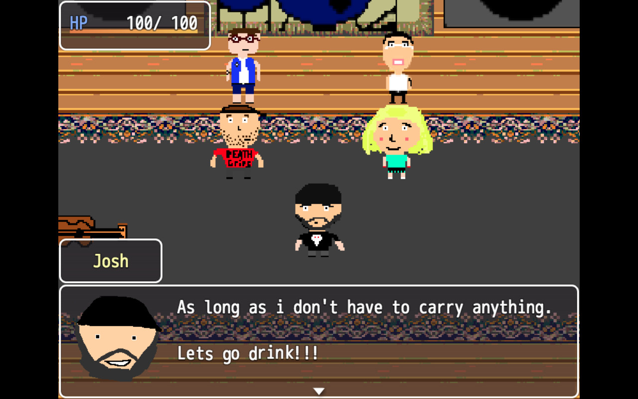 Ellen and the Degenerates RPG - Screenshot 1