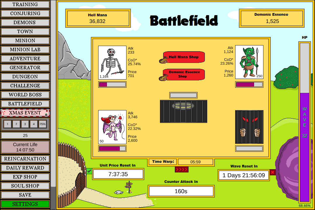 Wizard and Minion Idle - Screenshot 4