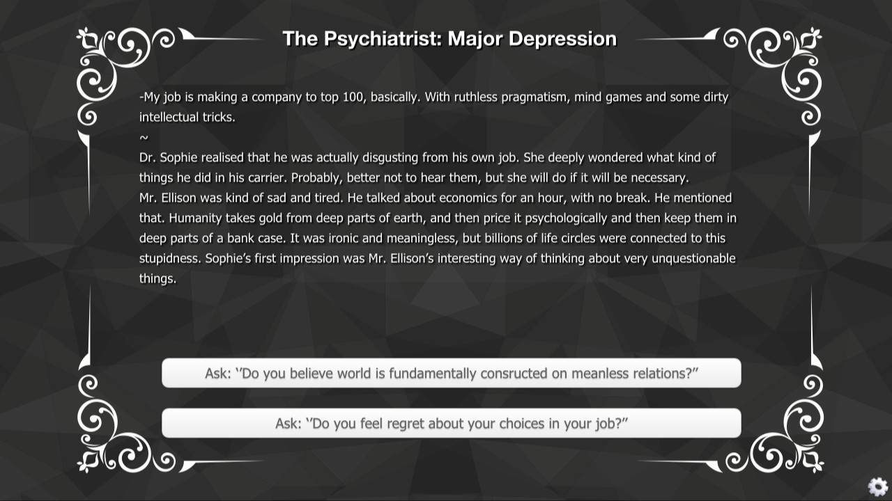 The Psychiatrist: Major Depression - Screenshot 2