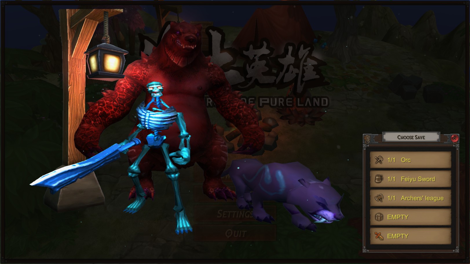 Heroes of Pure Land - Screenshot 1