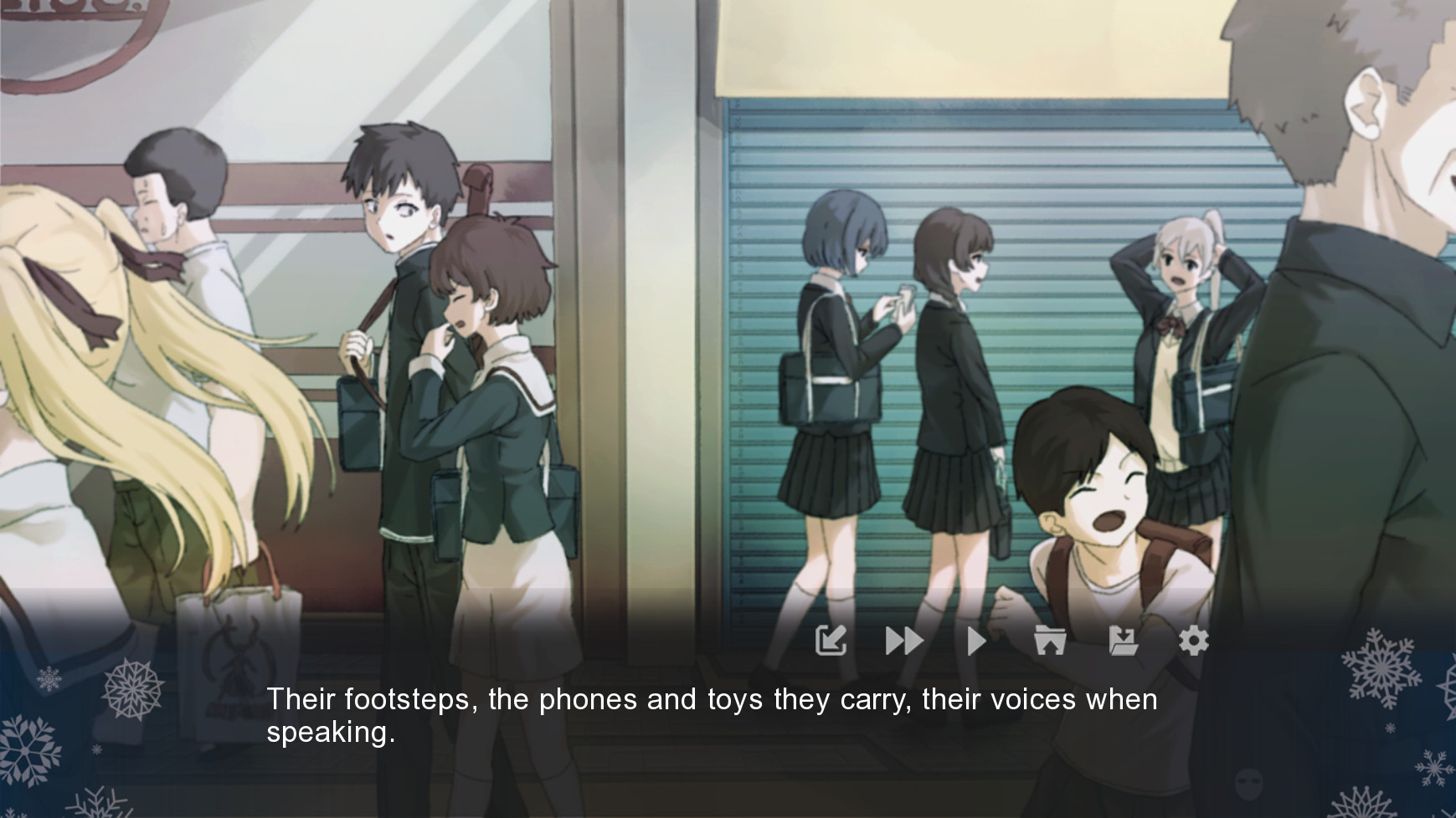 Winter's Empty Mask - Visual novel - Screenshot 3