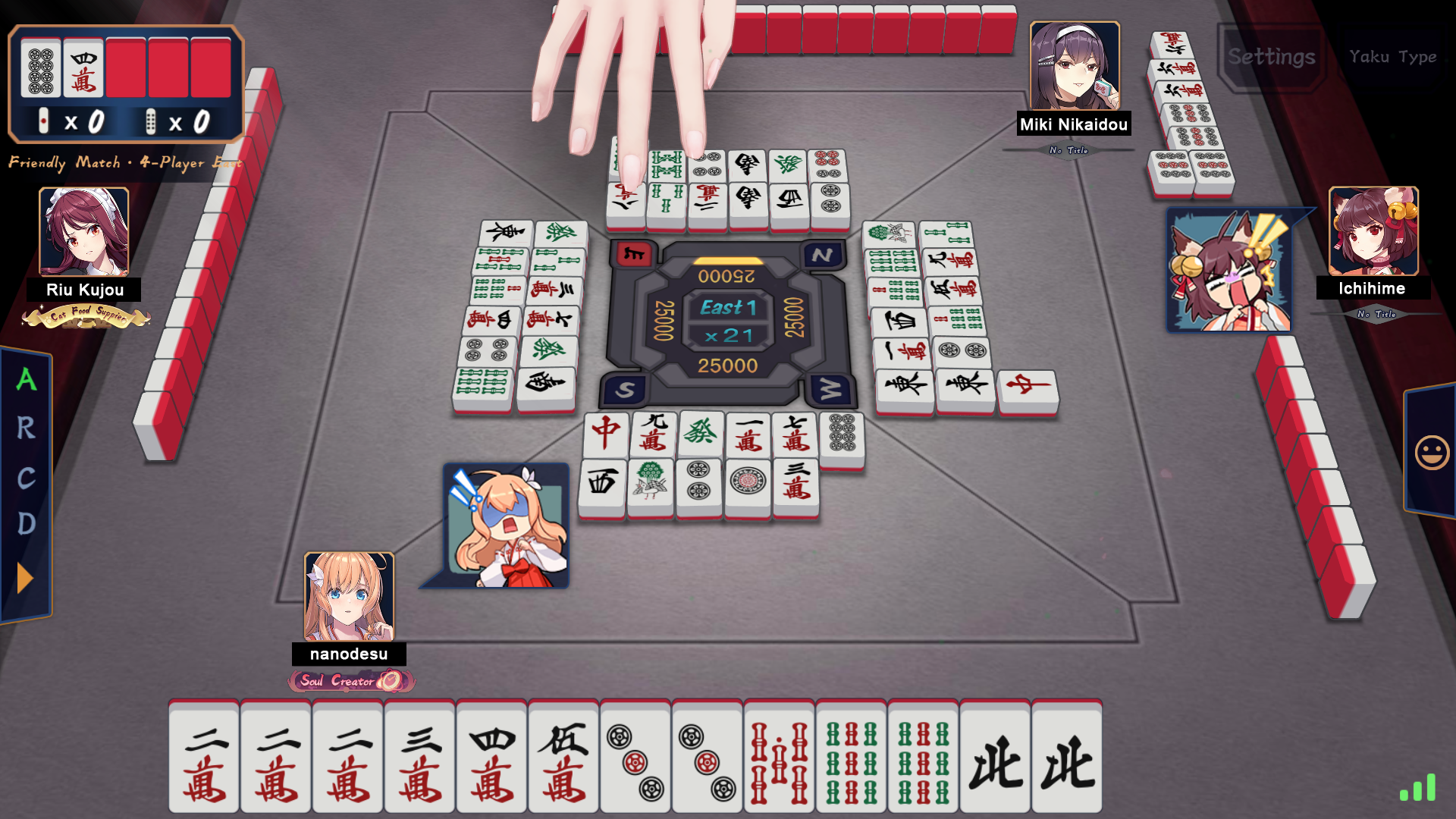 Screenshot of Mahjong Soul (Browser, 2019) - MobyGames