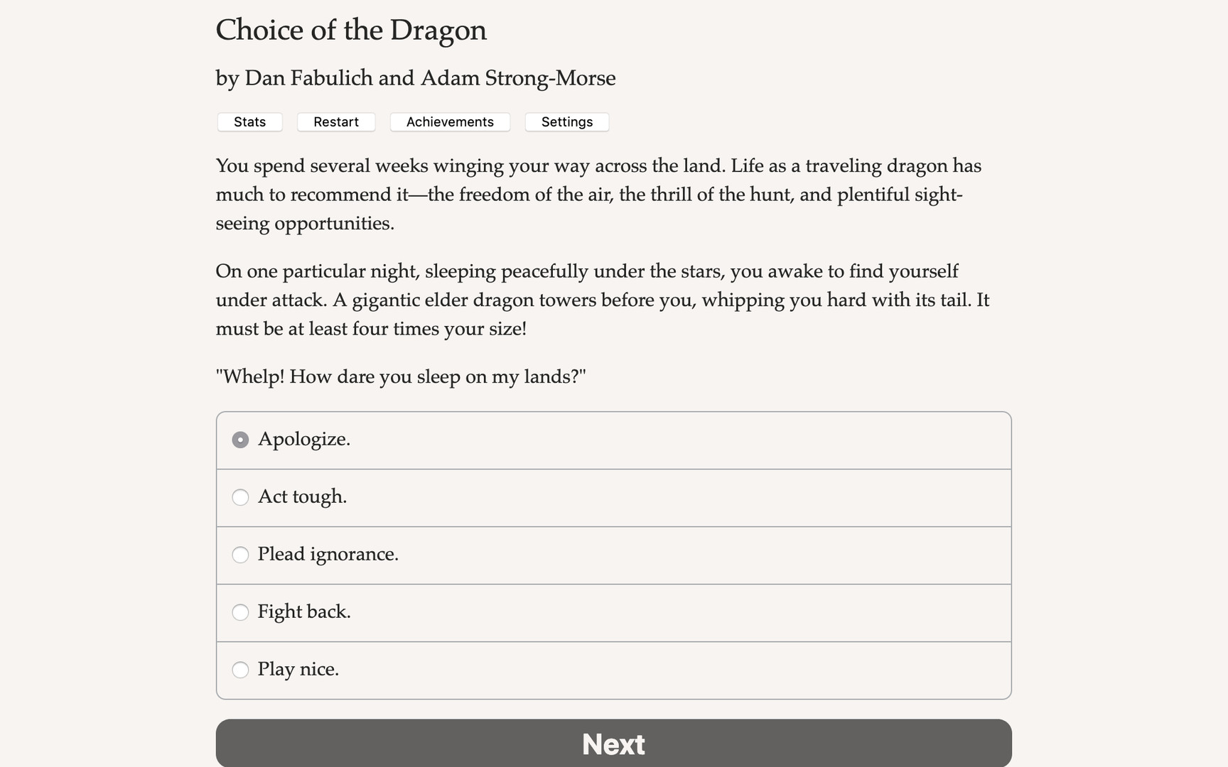 Choice of the Dragon - Screenshot 5