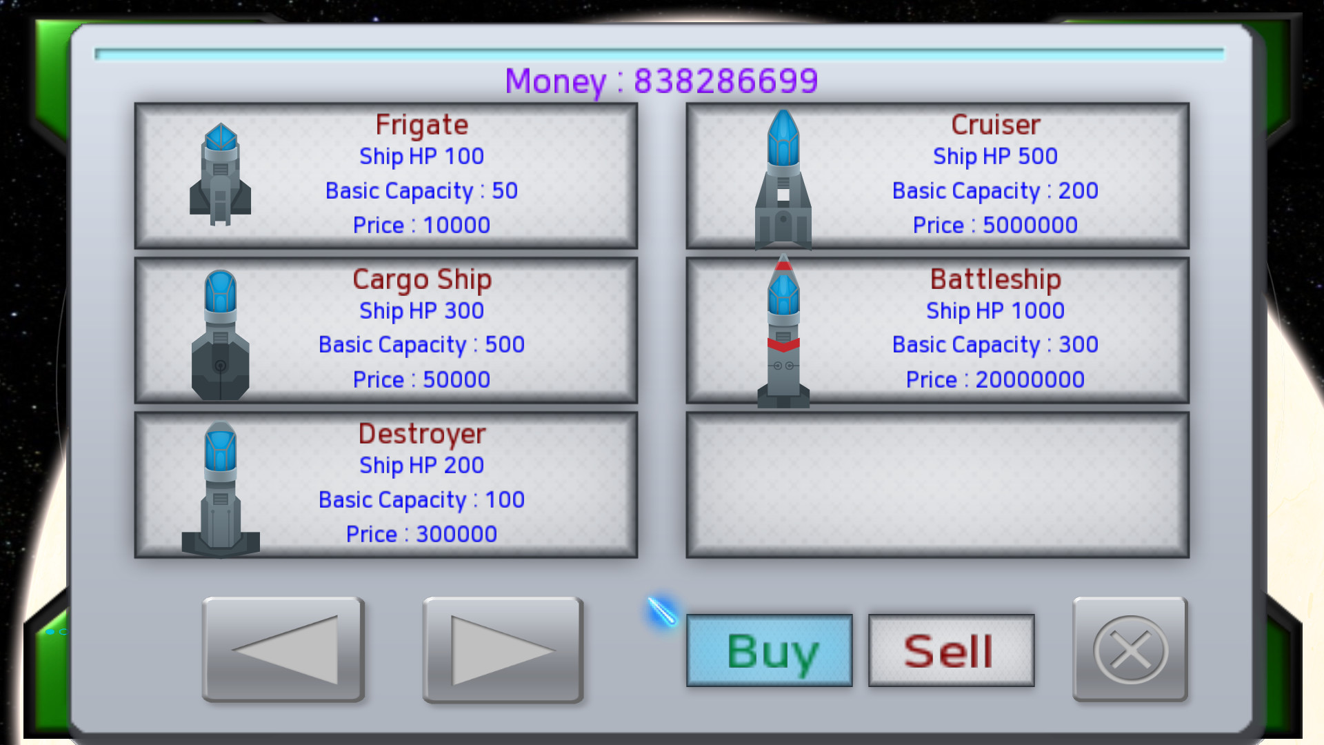 Space Trade Fleet 1.5 - Screenshot 4
