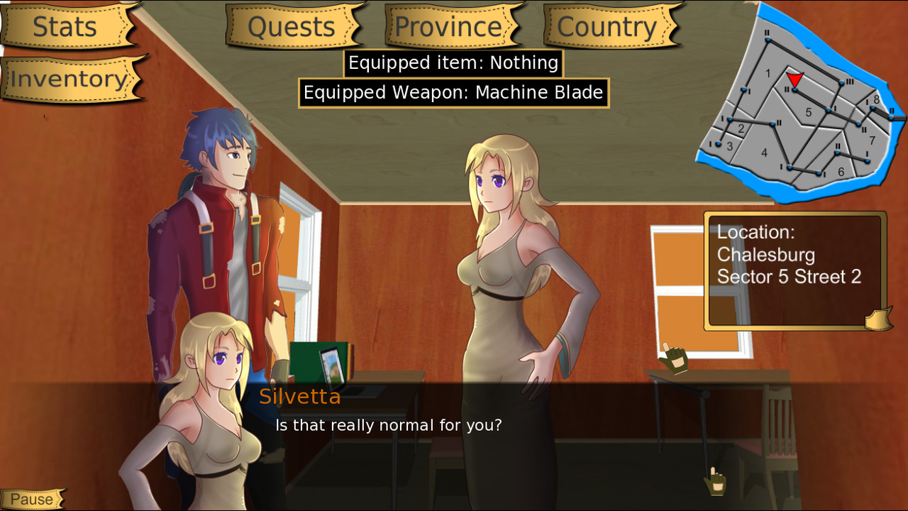 Niara: Rebellion of the King Visual Novel RPG - Screenshot 2