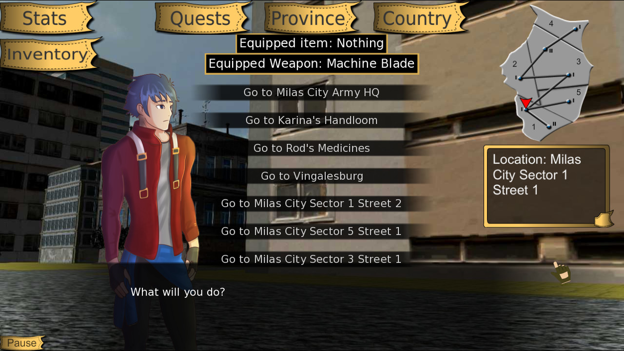 Niara: Rebellion of the King Visual Novel RPG - Screenshot 1