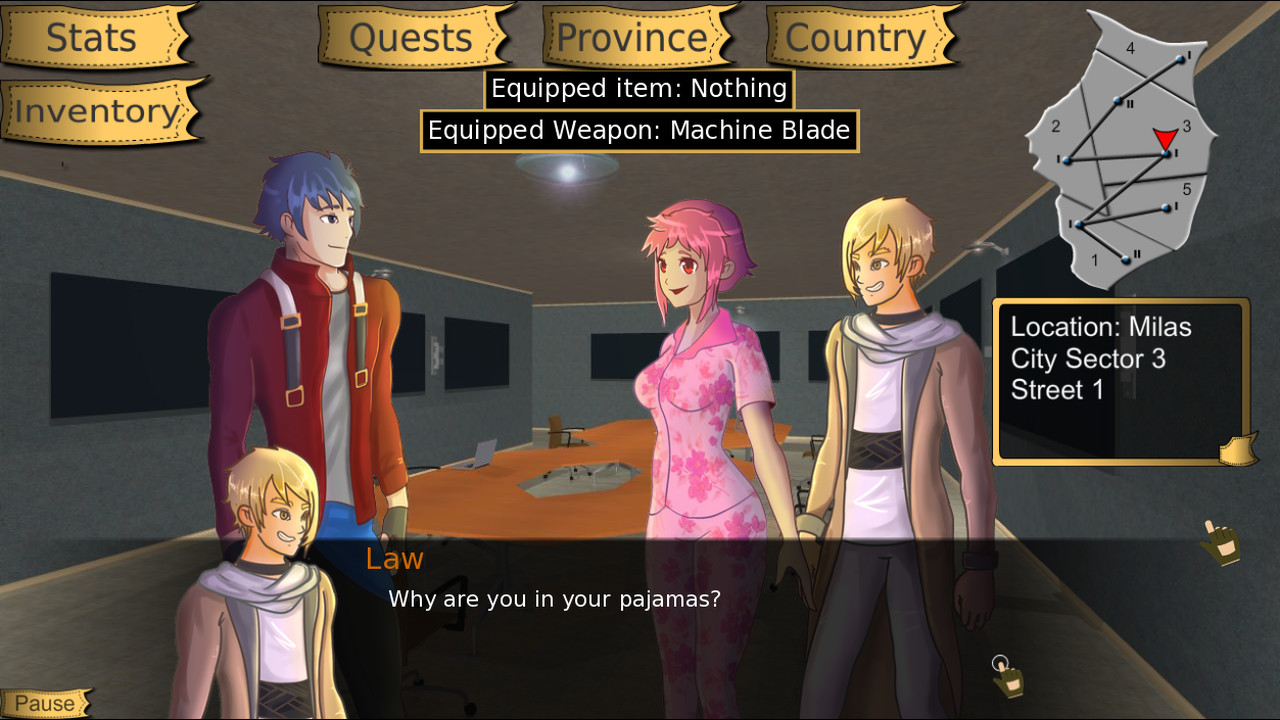 Niara: Rebellion of the King Visual Novel RPG - Screenshot 3