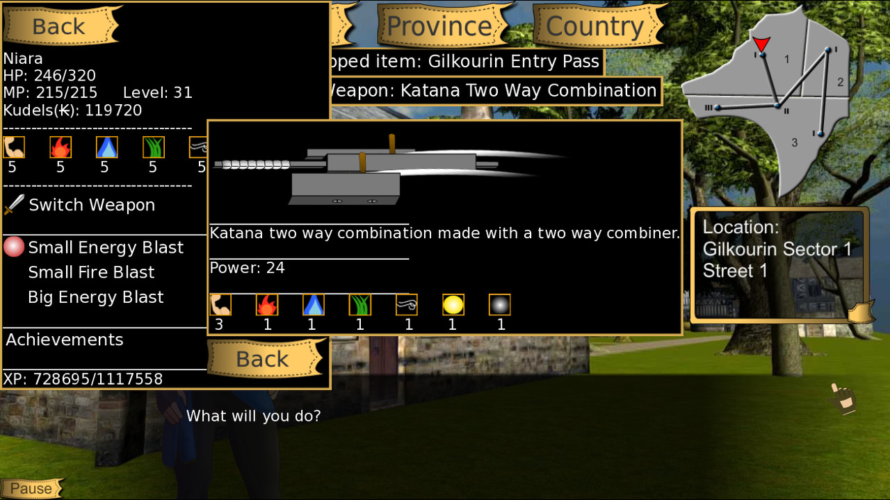 Niara: Rebellion of the King Visual Novel RPG - Screenshot 9