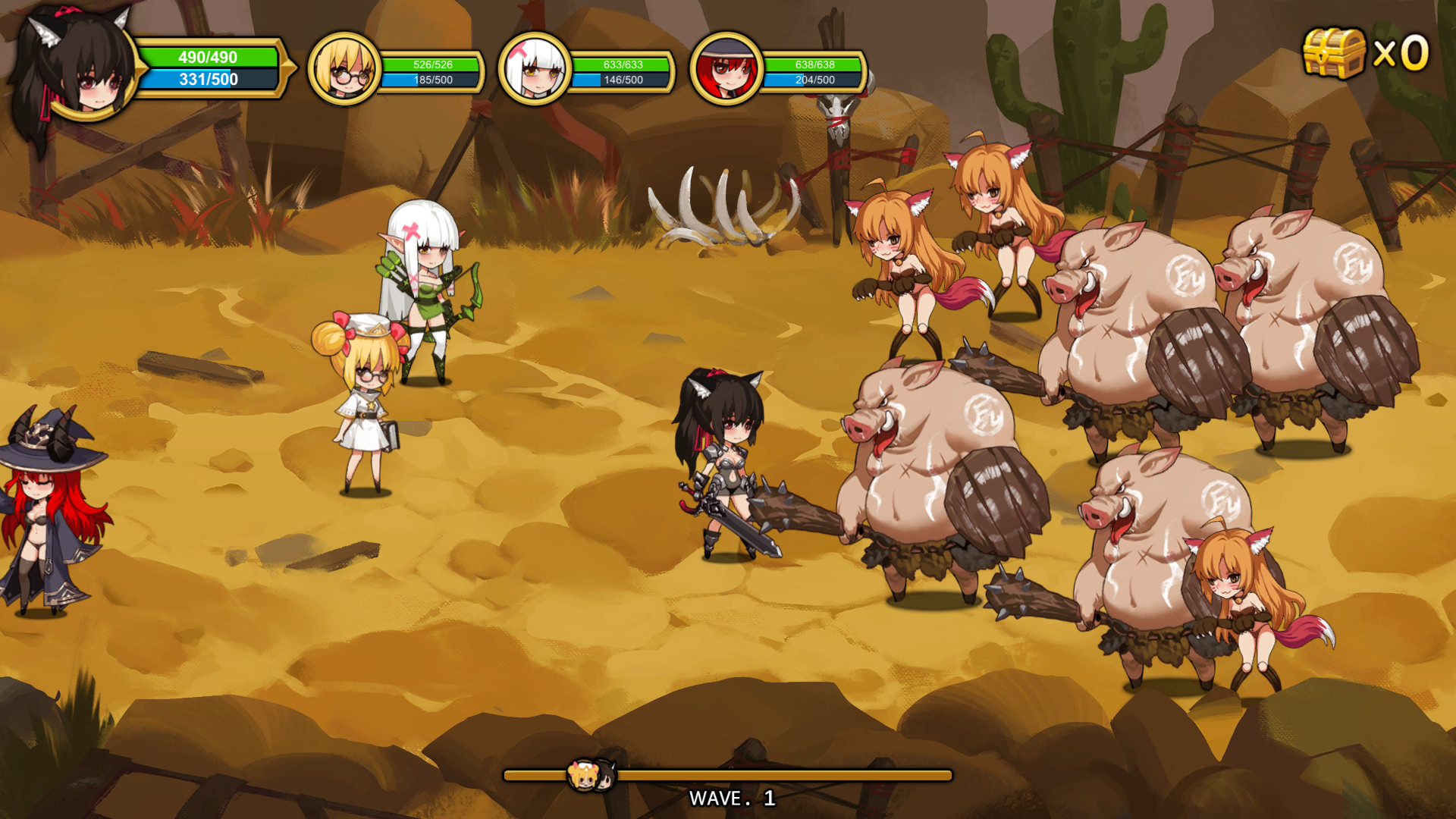Treasure Chest Corps: Fight Demons to Restore the Barrier - Screenshot 2