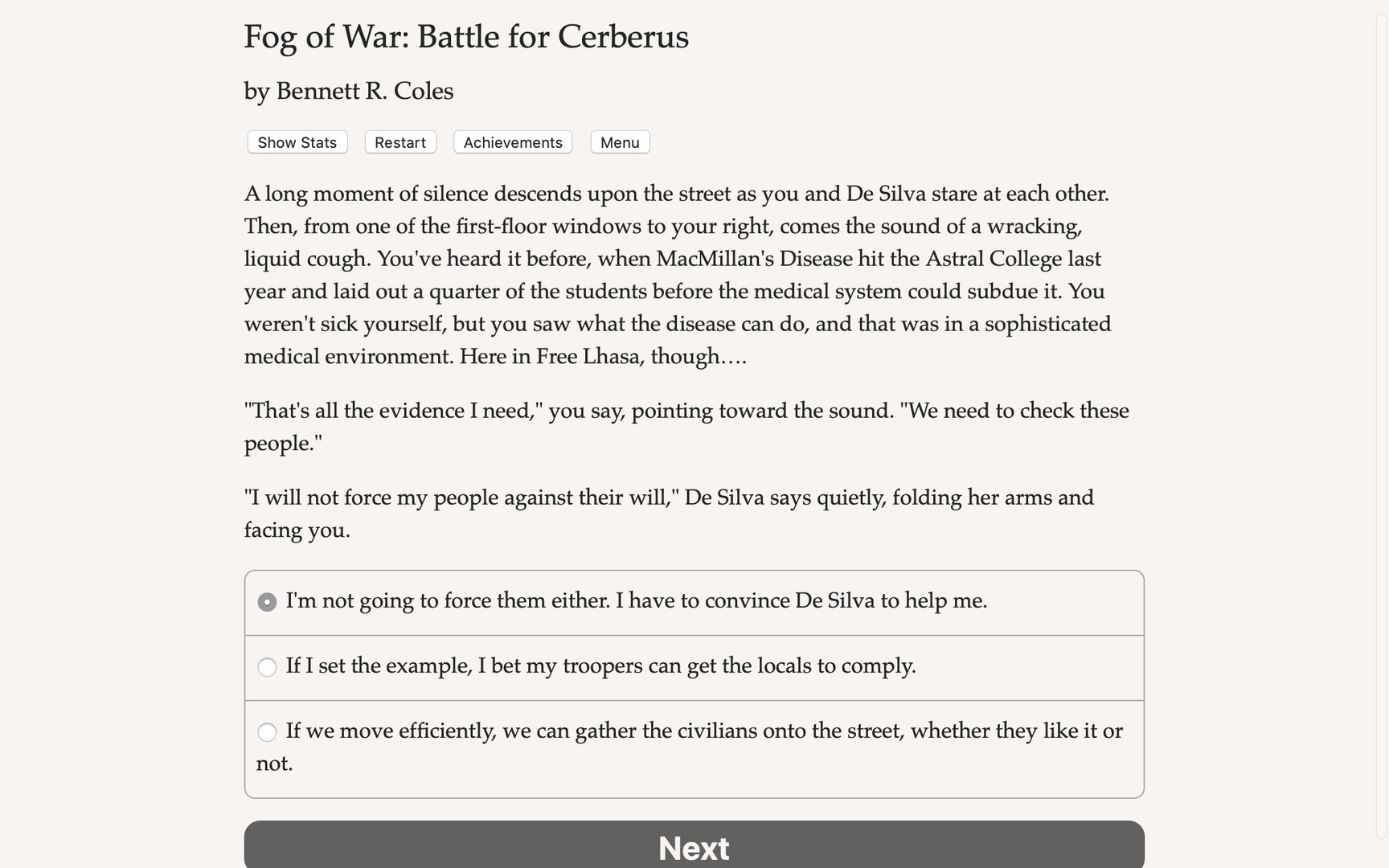 Fog of War: The Battle for Cerberus - Screenshot 1