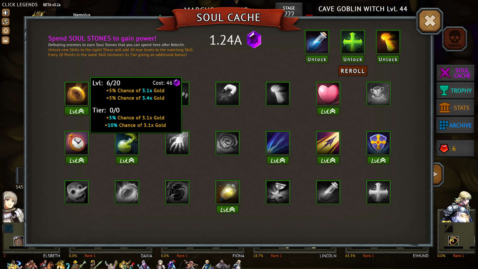 Click Legends - Screenshot 1