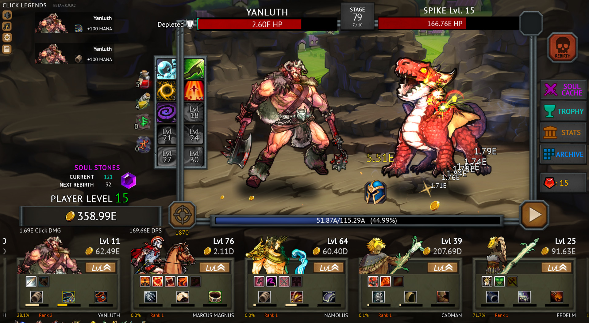Click Legends - Screenshot 3