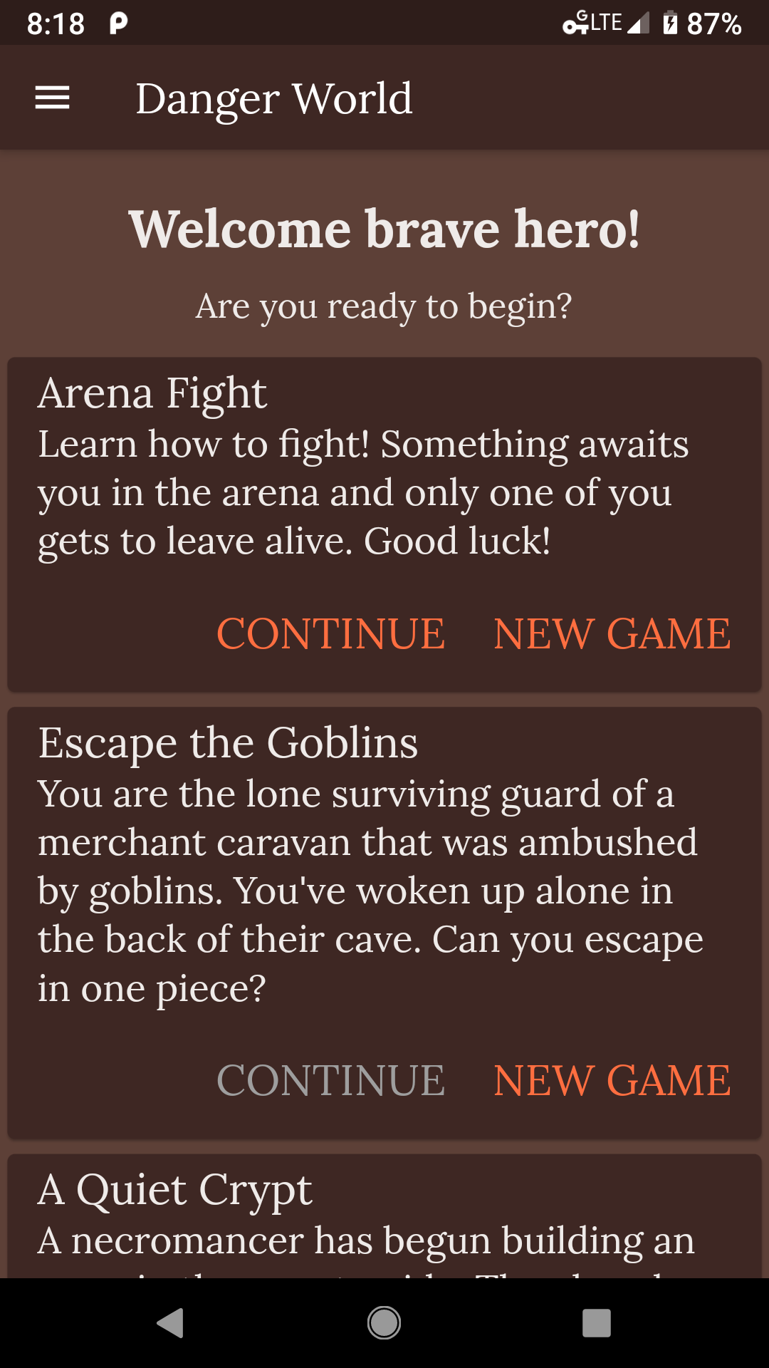 Danger World - Screenshot 1