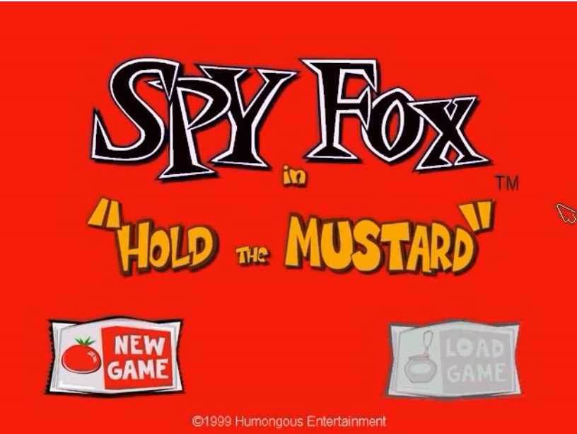 Spy fox in hold the mustard. Humongous Entertainment games.