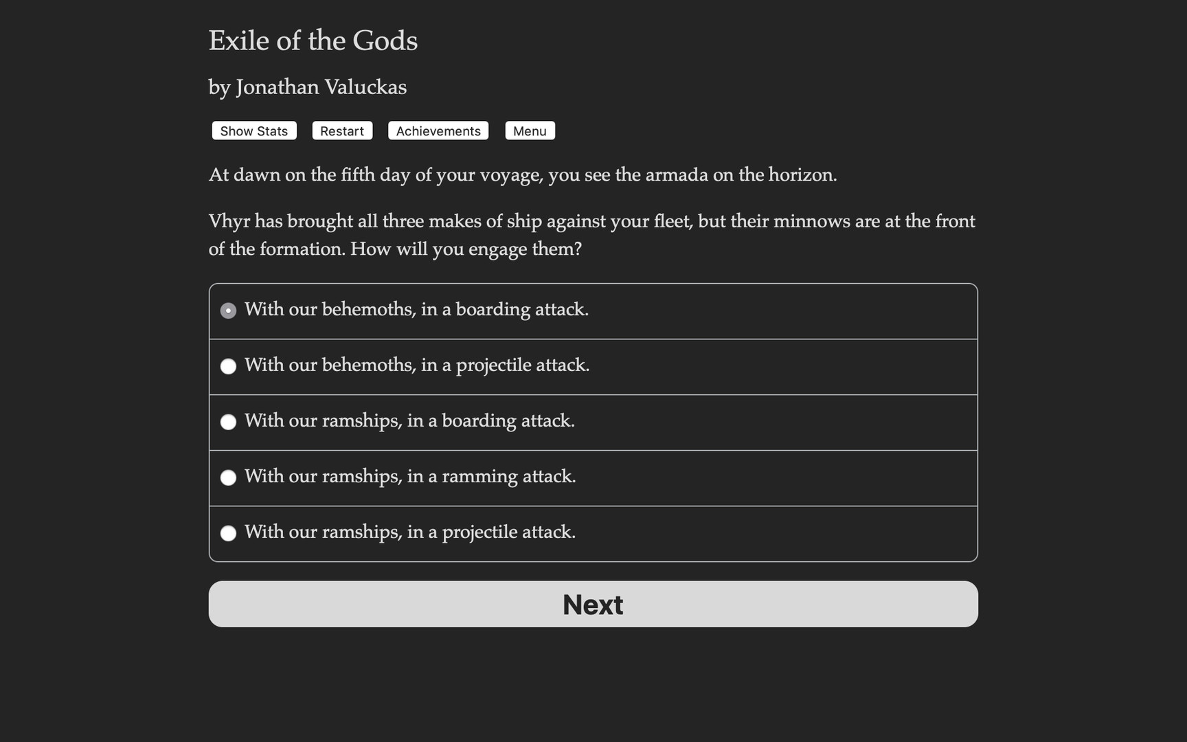 Exile of the Gods - Screenshot 1