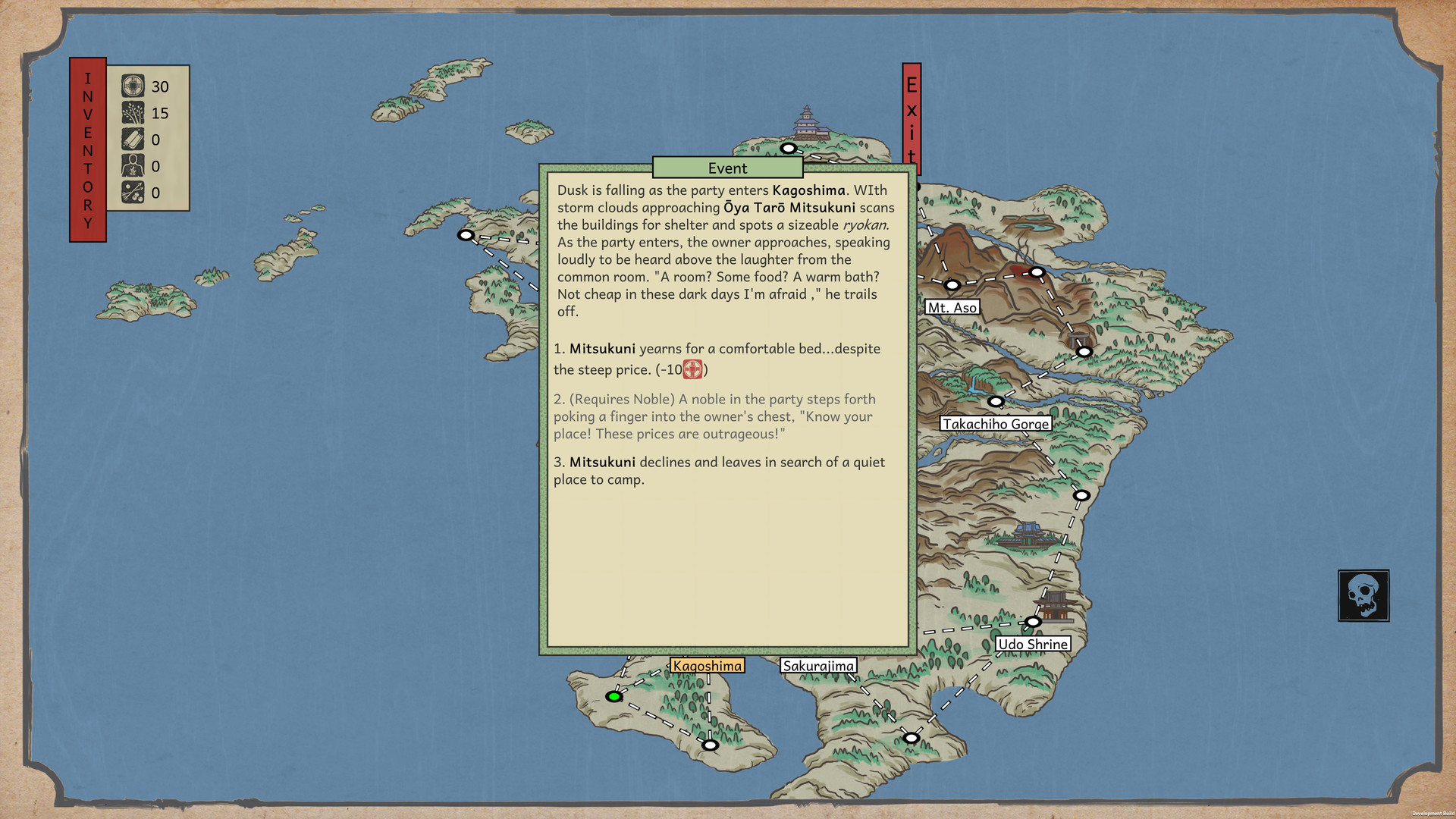 The Wind and Wilting Blossom - Screenshot 2