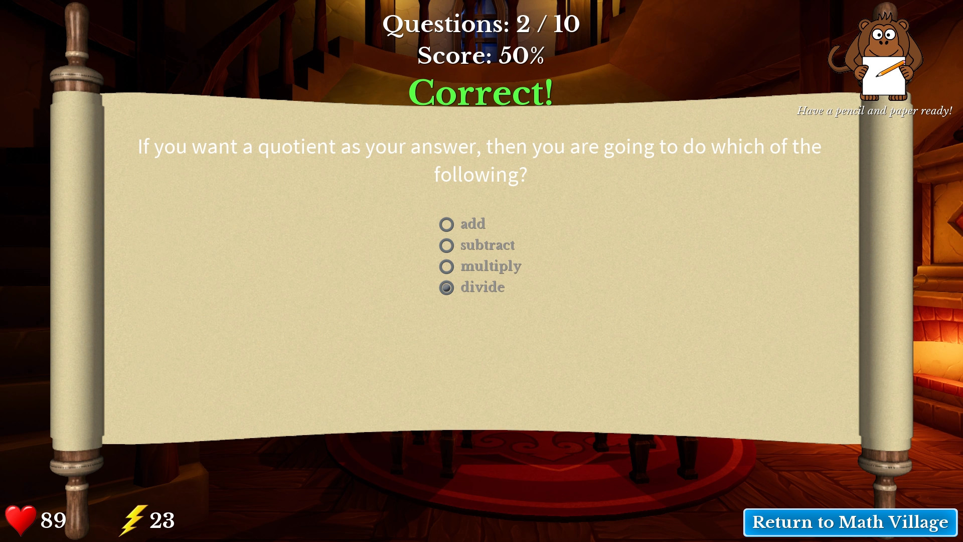 Mage Math - Screenshot 4