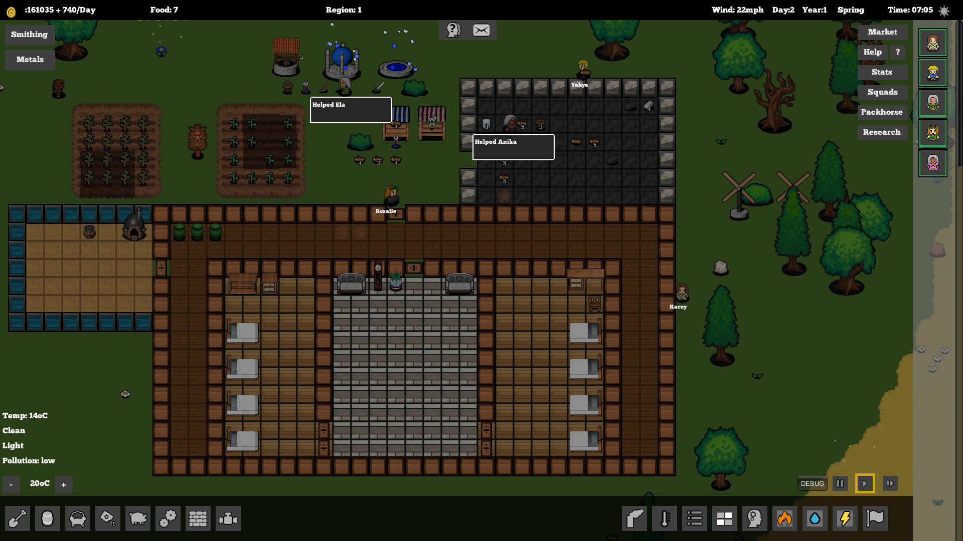 WizardCraft Colonies - Screenshot 1