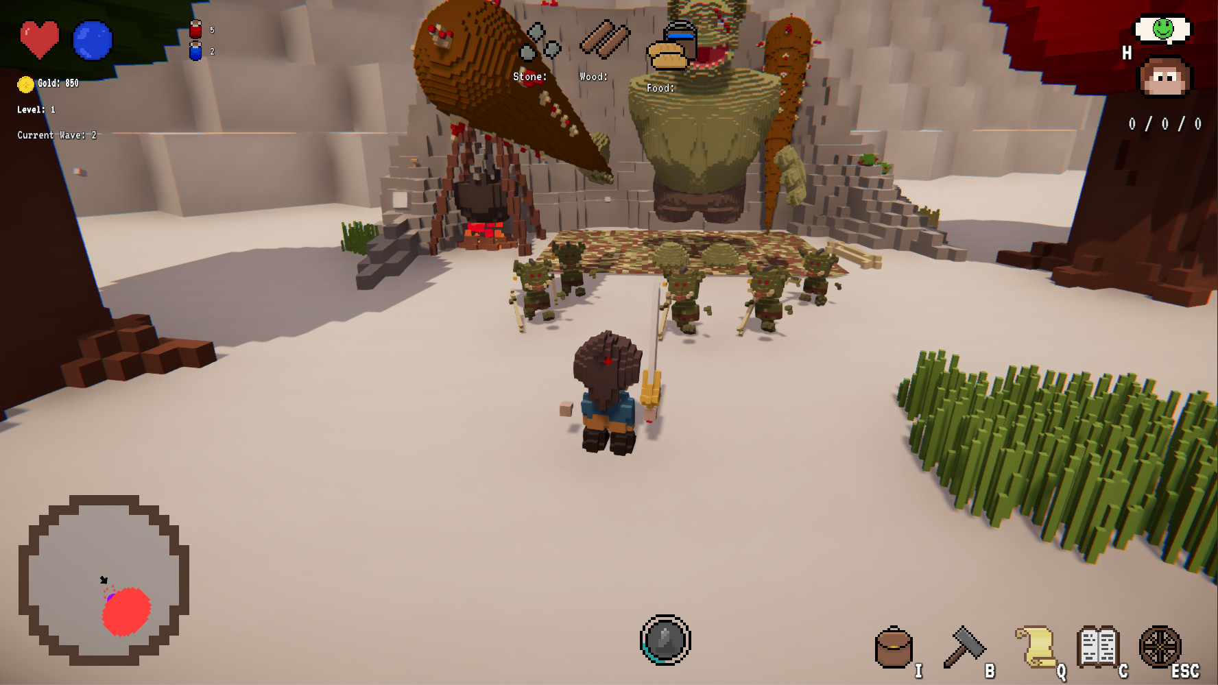 Voxel Crusade - Screenshot 1