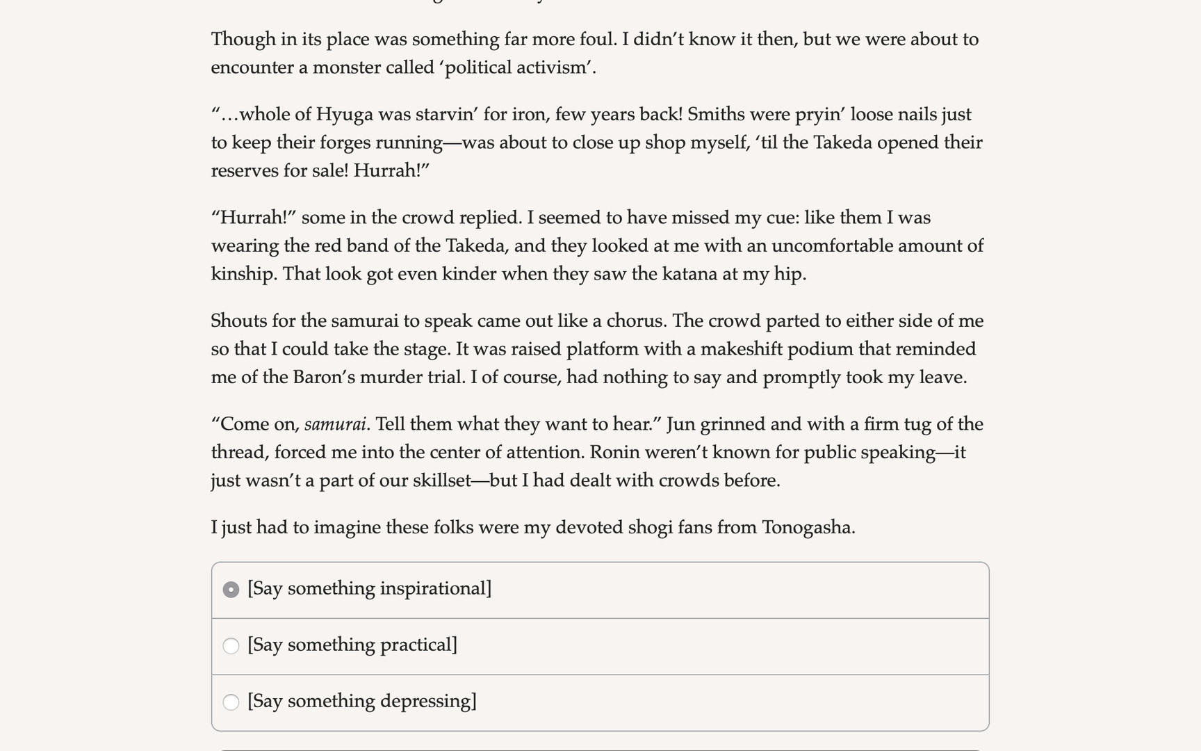 Samurai of Hyuga Book 4 - Screenshot 1