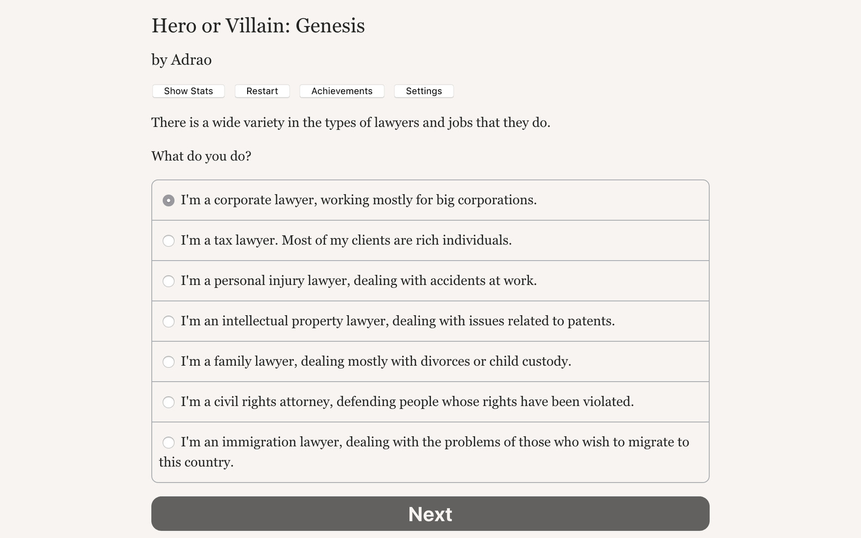 Hero or Villain: Genesis - Screenshot 2