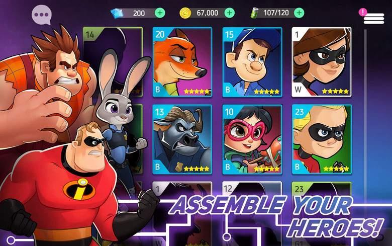 Disney Heroes: Battle Mode - Screenshot 1