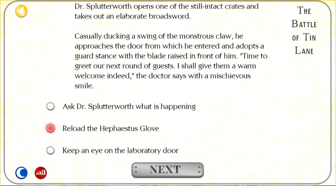 Victoriana - Steampunk Text Adventure - Screenshot 1