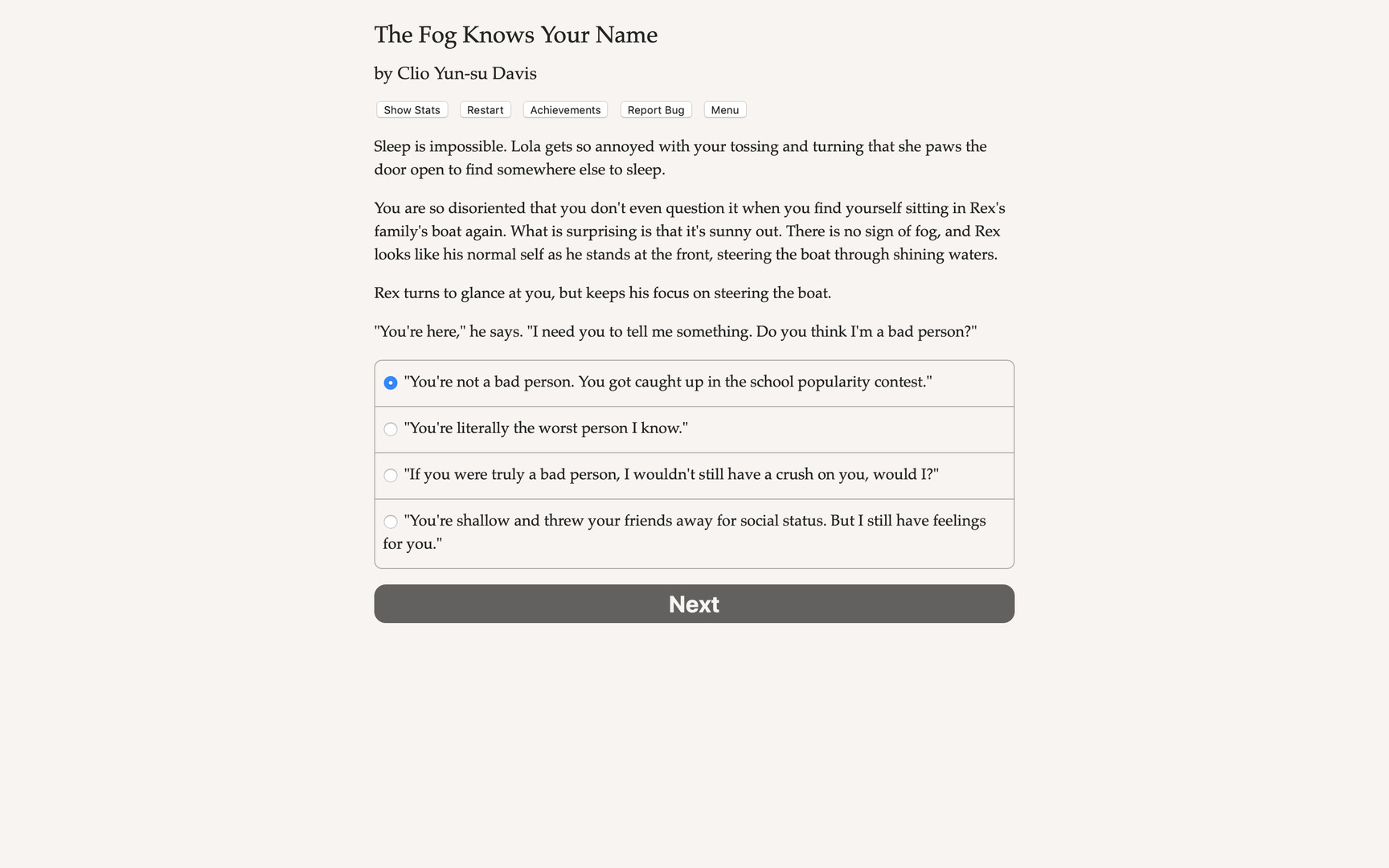 The Fog Knows Your Name - Screenshot 2