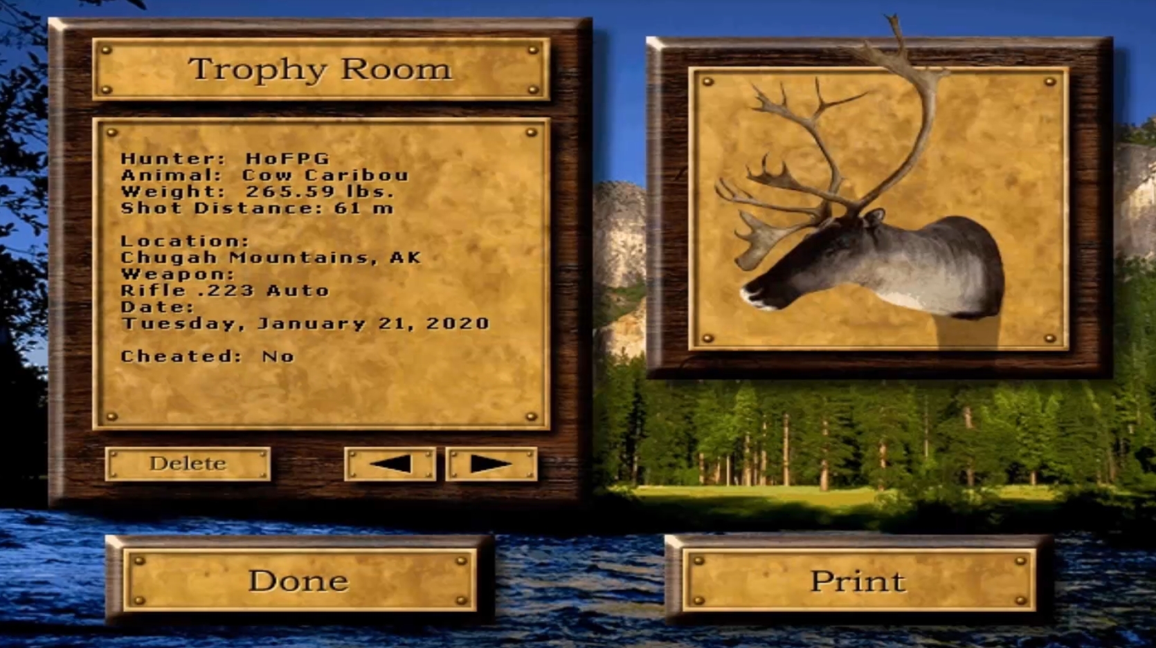 Rocky Mountain Trophy Hunter (PC, 1999)